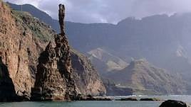 Así era el Dedo de Dios antes de la llegada de la tormenta Delta.