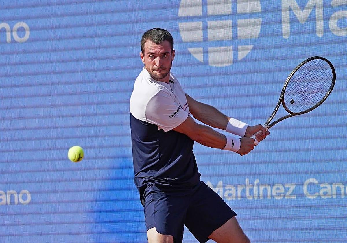 Pedro Martínez, durante el partido de este martes saldado con triunfo.