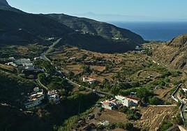 Imágenes de El Risco, el núcleo rbano más occidental del municipio de Agaete.