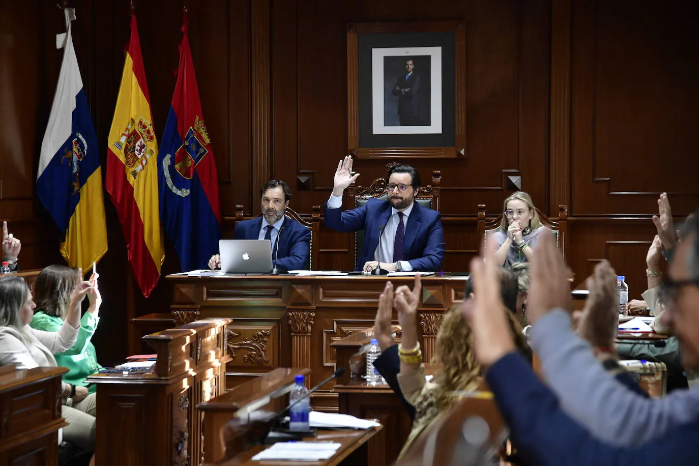 El vicealcalde Sergio Ramos presidió el Pleno ante la ausencia del alcalde Juan Antonio Peña.