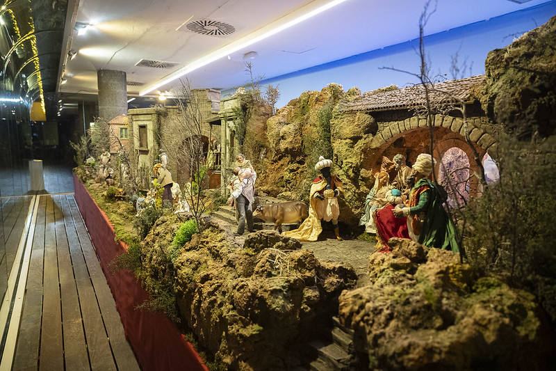 Imagen secundaria 1 - Detalles del belén del Cabildo. 