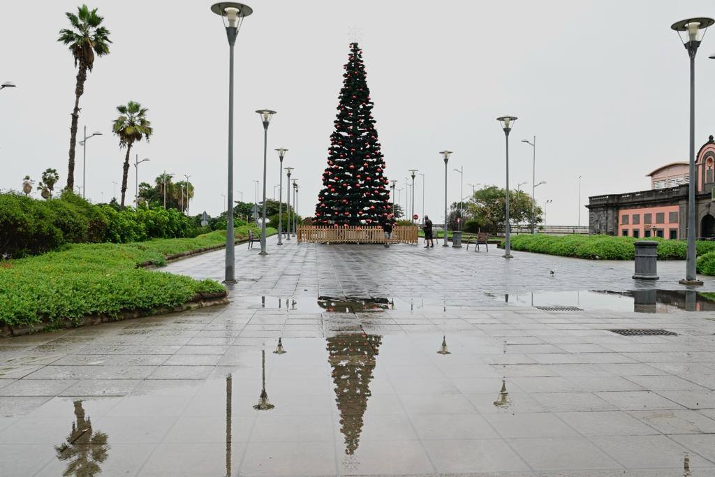 Sábado pasado por agua en la capital grancanaria