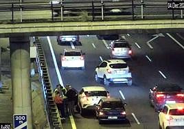 Accidente de tráfico en el punto kilométrico 9+00 de la GC-3.