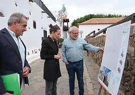 Jéssica de León, de visita en Betancuria.