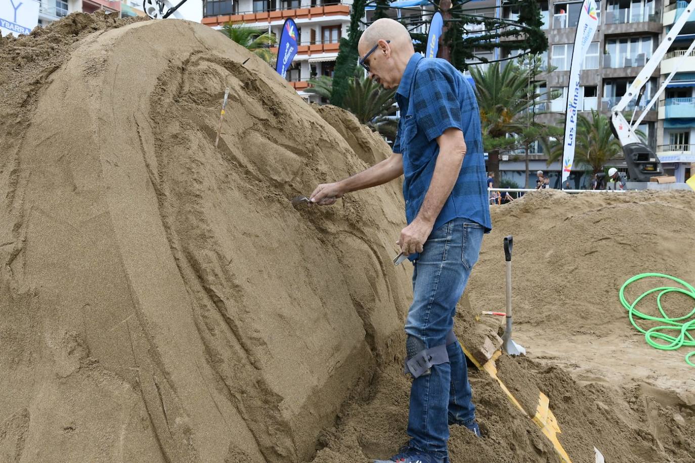 El belén más esperado de la capital grancanaria ya es una realidad