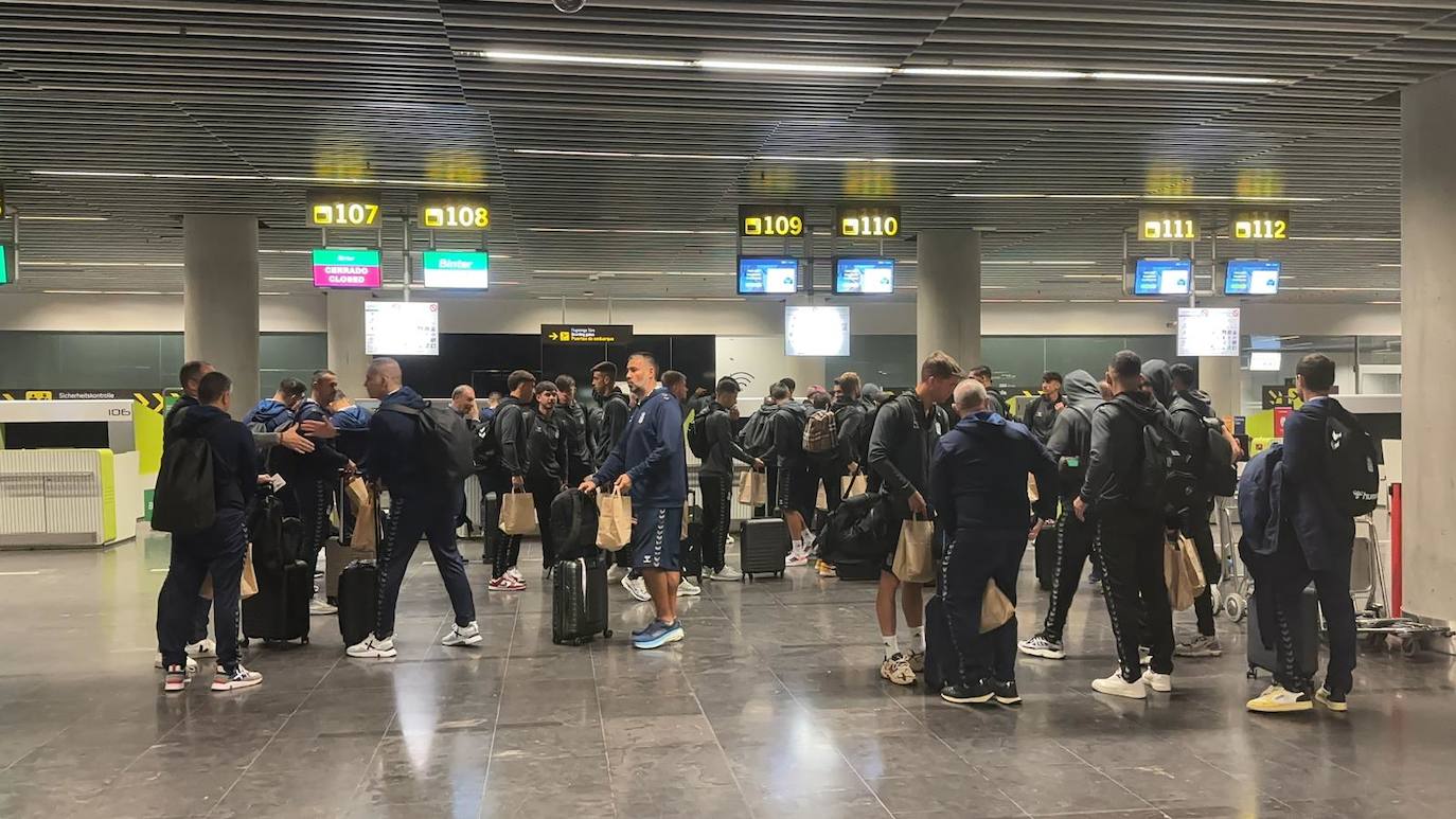 La UD viaja ya a la península para los dos encuentros previstos esta semana