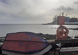 Vista del litoral de Las Caletas.