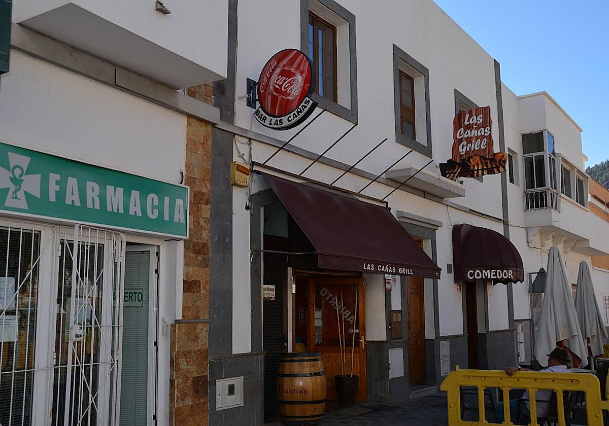 Calle Tenteniguada donde hasta hace un años había una farmacia