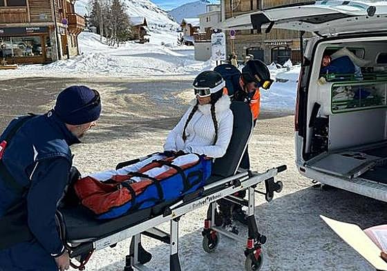 La creadora de contenidos tras sufrir el accidente.