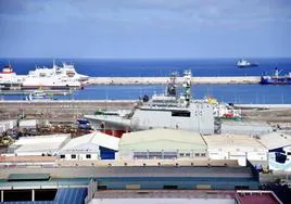 Imagen del puerto de Las Palmas de Gran Canaria.