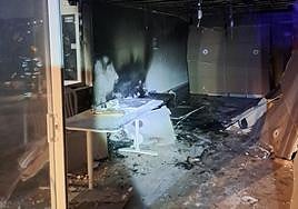 Así quedó el local.