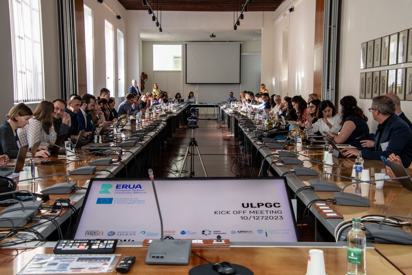 Primera reunión de la alianza Red ERUA2 en la ULPGC.