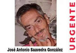 Buscan a José Antonio Saavedra desde hace tres semanas en Santa Cruz de Tenerife