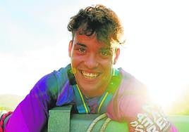 Víctor Ortega se animó a estrenarse con el 'puenting'.