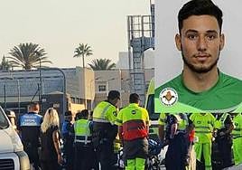 Momento del accidente.