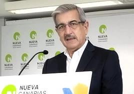 Román Rodríguez en rueda de prensa.