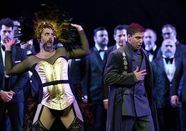 Una escena del 'Rigoletto' del Teatro Real de Madrid.