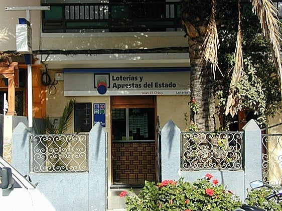Administración de lotería ubicada en Vecindario en la que se vendieron décimos del 58303.