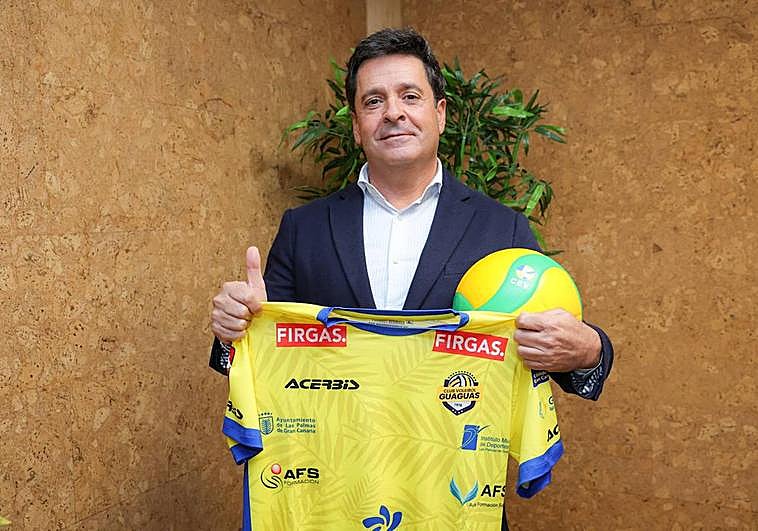 José Luis León, director general de Aguas de Firgas.