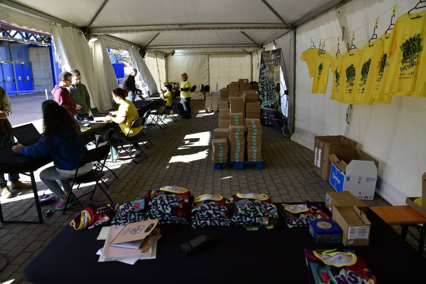 Recogida de box y dorsales de la San Silvestre LPGC