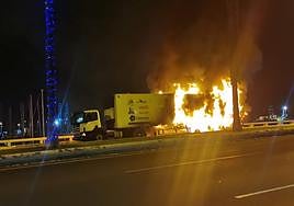 Imágenes del accidente.