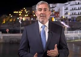 Fernando Clavijo, presidente de Canarias, traslada a la población canaria su mensaje de fin de año.