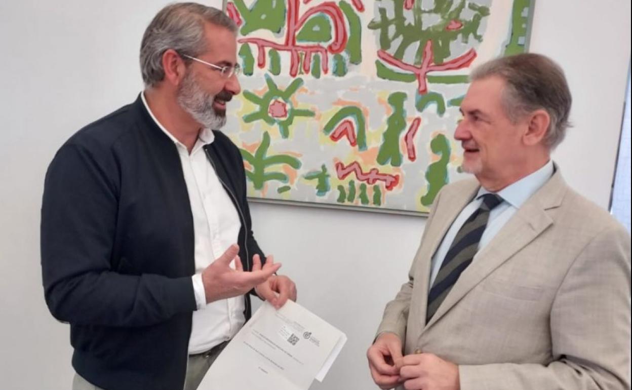 Jaime Hernández y Pedro Justo. 