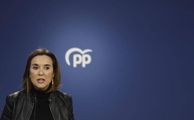 Cuca Gamarra, secretaria general del Partido Popular y portavoz del grupo parlamentario popular en el Congreso /efe