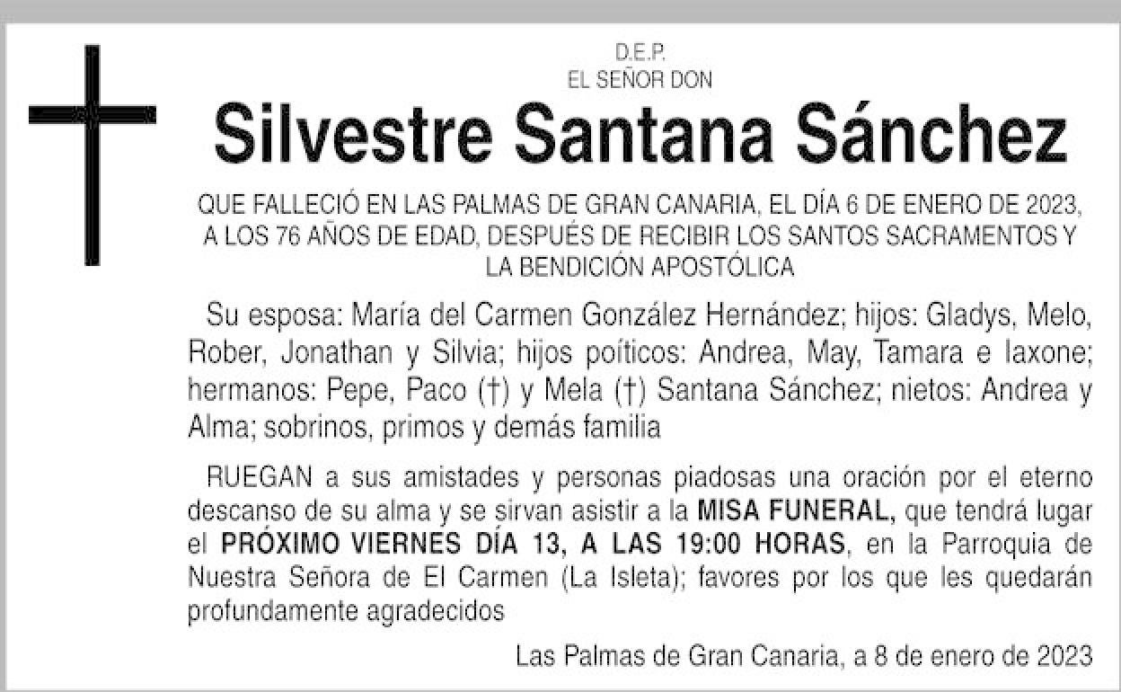 Silvestre Santana Sánchez