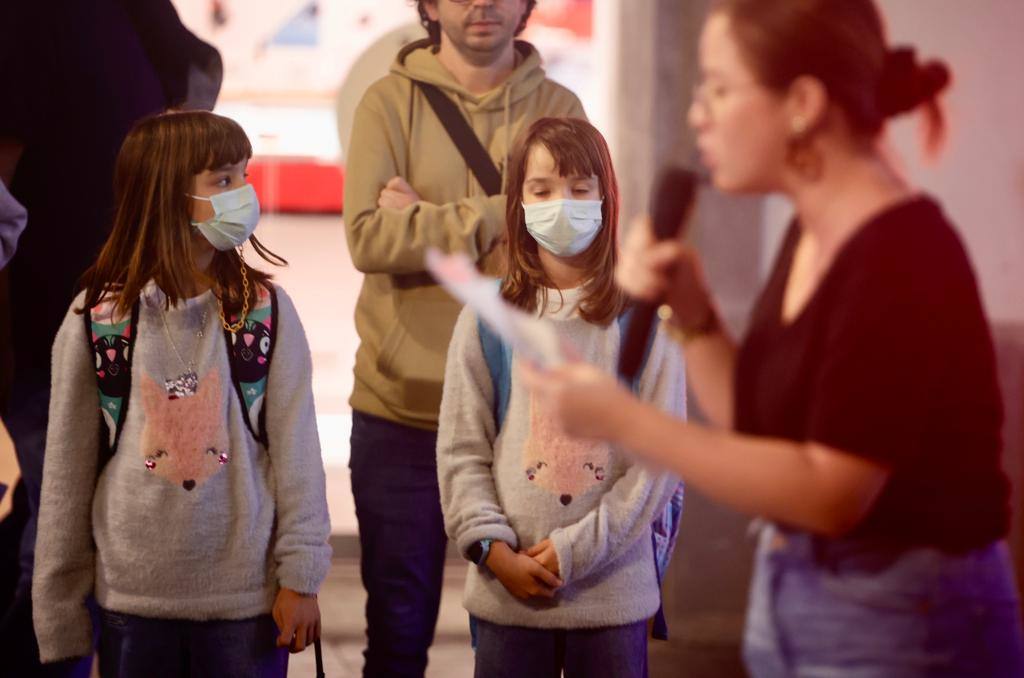 Fotos: Concentración de la Red Feminista de Gran Canaria en repulsa por el asesinato machista en Tenerife