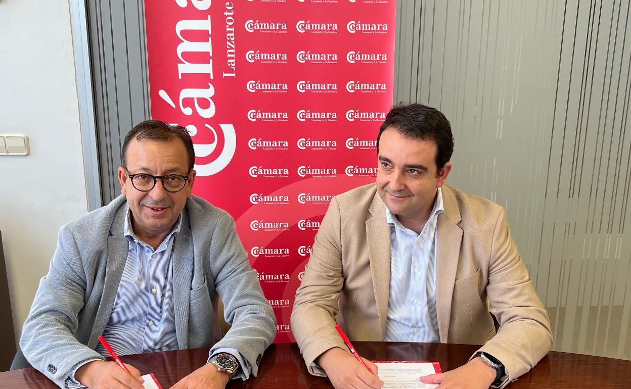 Firmantes del acuerdo. 