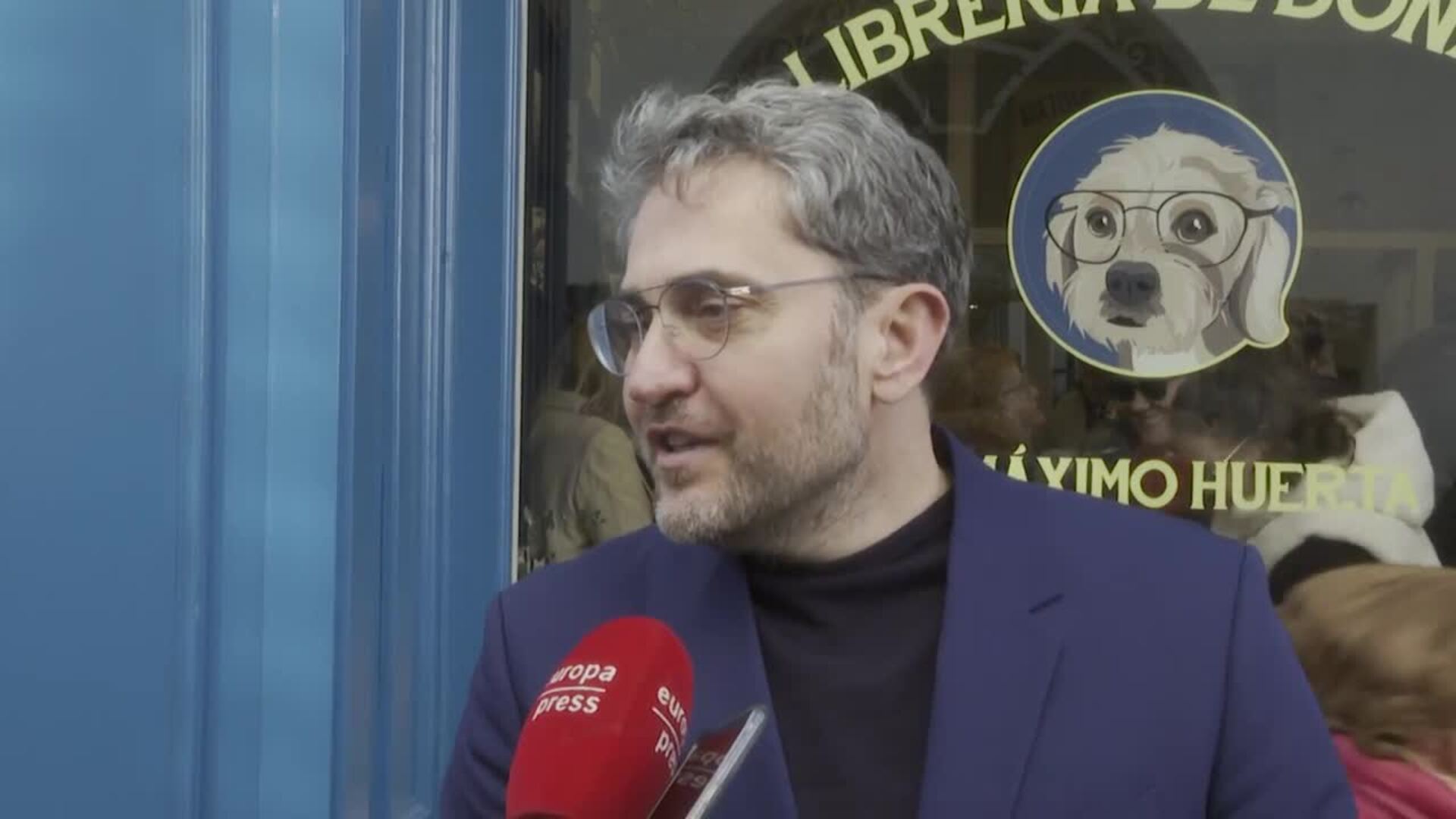 Máximo Huerta abre su librería: "Quiero que sea como un refugio"