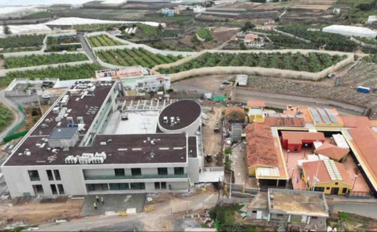 Imagen del nuevo módulo de la residencia de Guía junto a Tarazona. 
