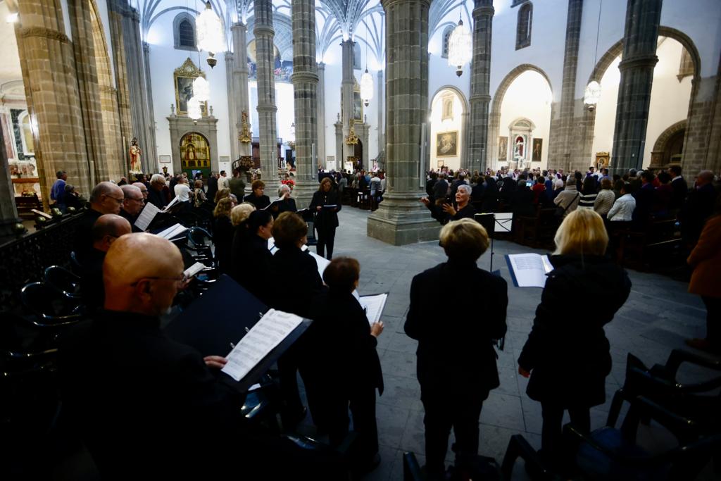 Imagen de la misa funeral de Benedicto XVI. 