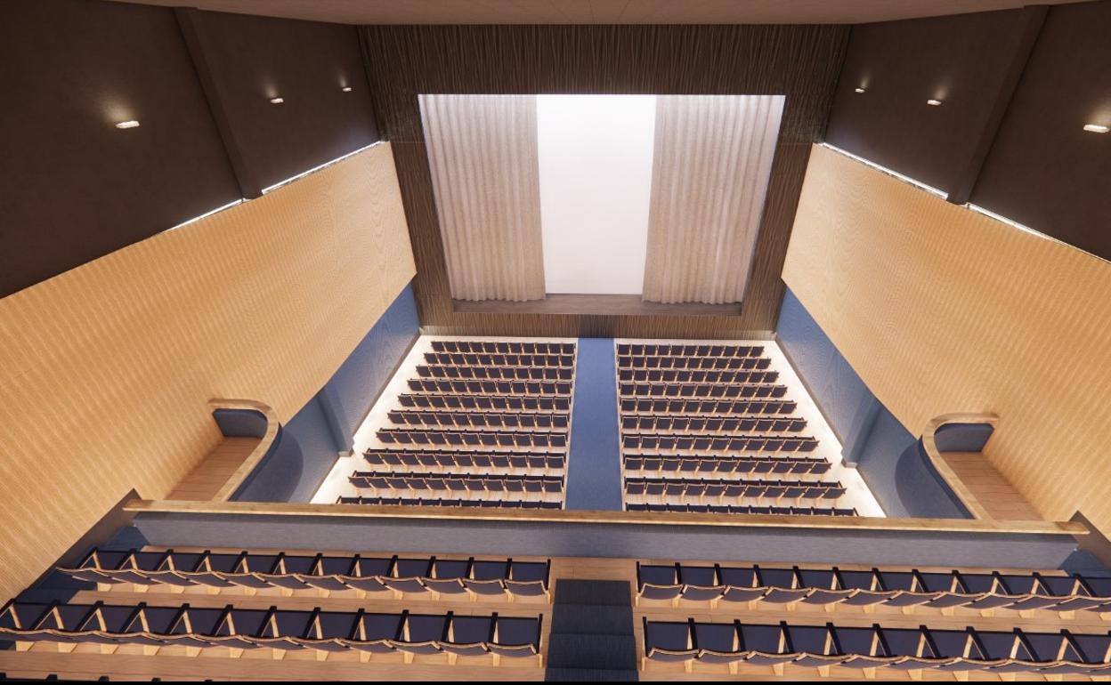 Recreación del Centro Cultural Guaires una vez se termine la reforma integral que se está llevando a cabo. 