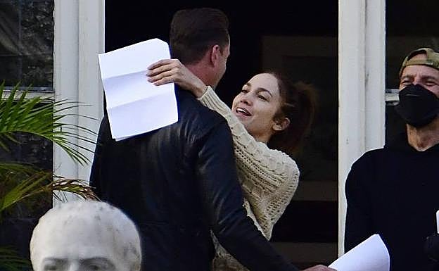 Jennifer López en el Gabinete Literario de Las Palmas de Gran Canaria. 