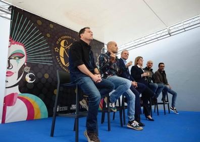 Imagen secundaria 1 - Presentación de los pregoneros del Carnaval de Las Palmas de Gran Canaria 2023. 
