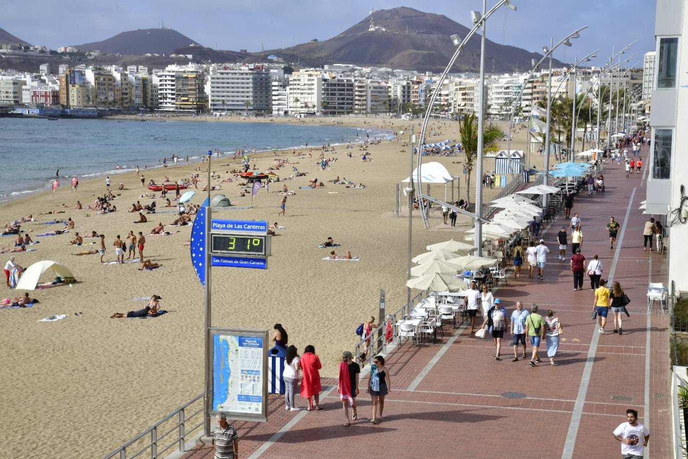 El 2022 fue el cuarto año más cálido en Canarias desde 1961