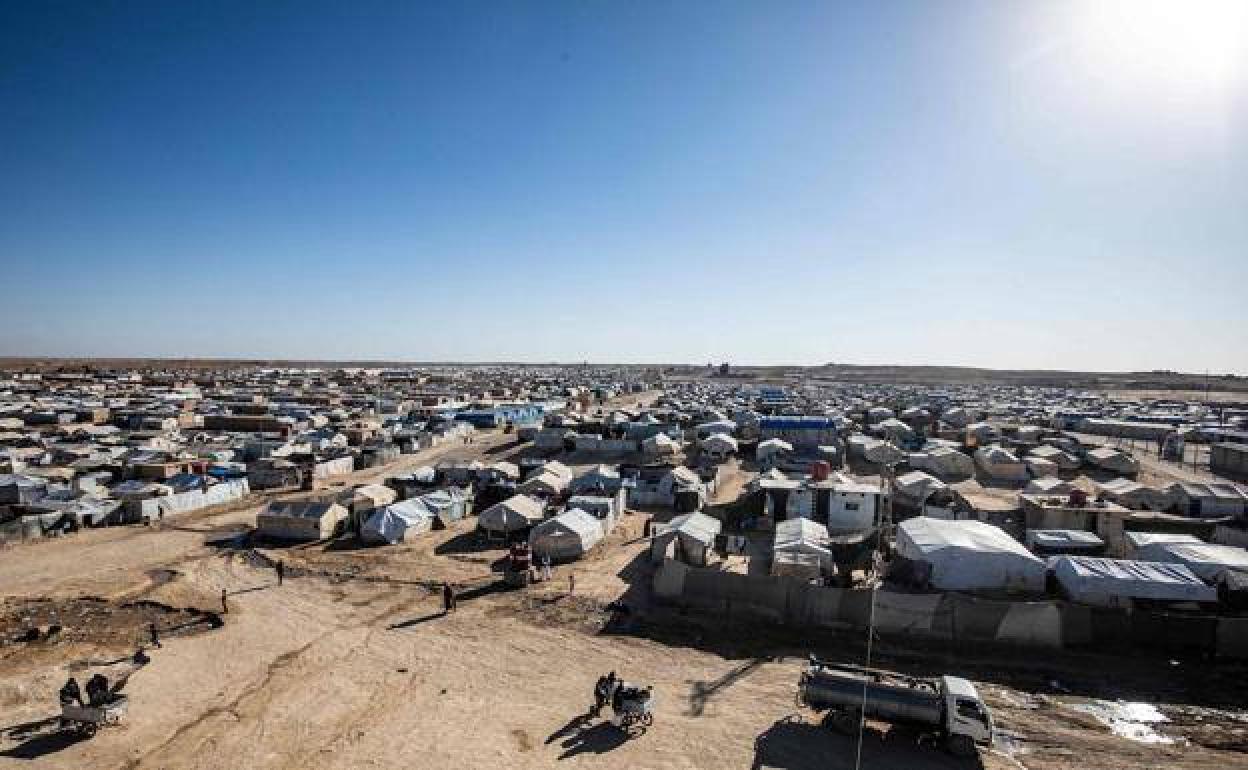 El campamento de Al-Hol es uno de los que alberga a familiares de combatientes del Estado Islámico en Siria