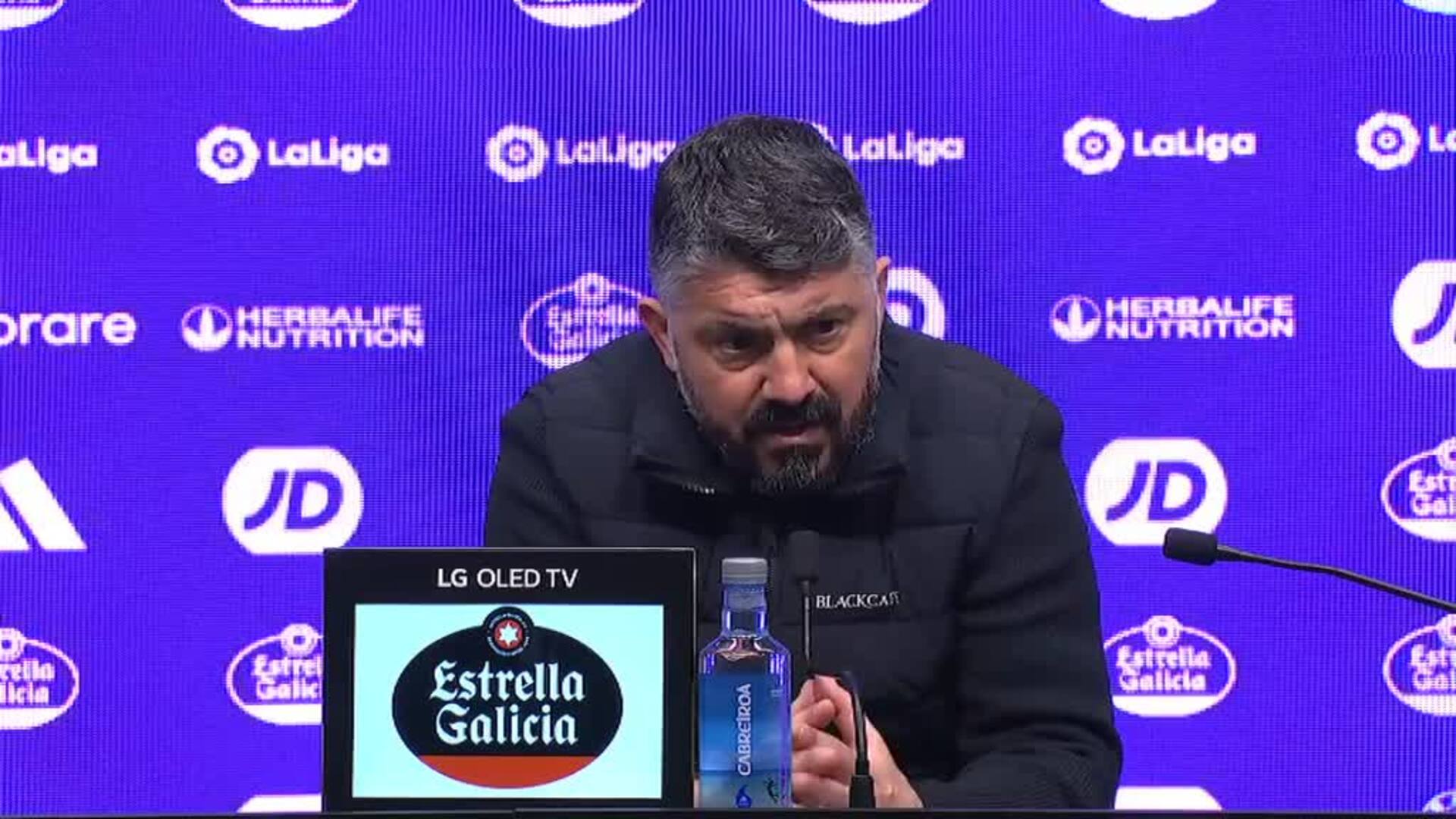 Gattuso, en la cuerda floja, sobre su continuidad en el Valencia: "Tengo que respetar cualquier decisión"