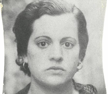 Josefa Rodríguez Martín, en una imagen de cuando era joven. 