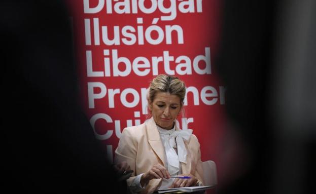 La vicepresidenta del Gobierno, Yolanda Díaz.