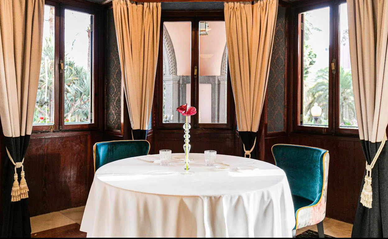 Interior del restaurante Poemas, en la capital grancanaria. 