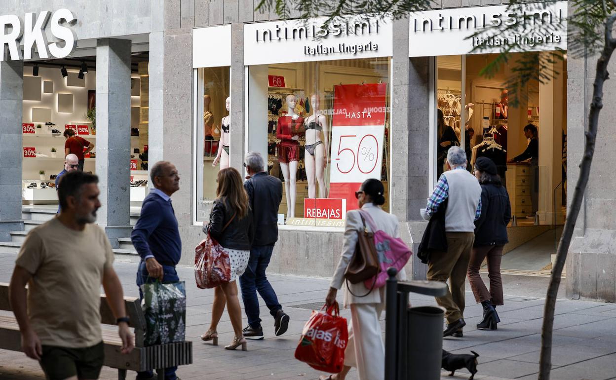 Imagen de archivo tomada a principios de enero en la capital grancanaria. 