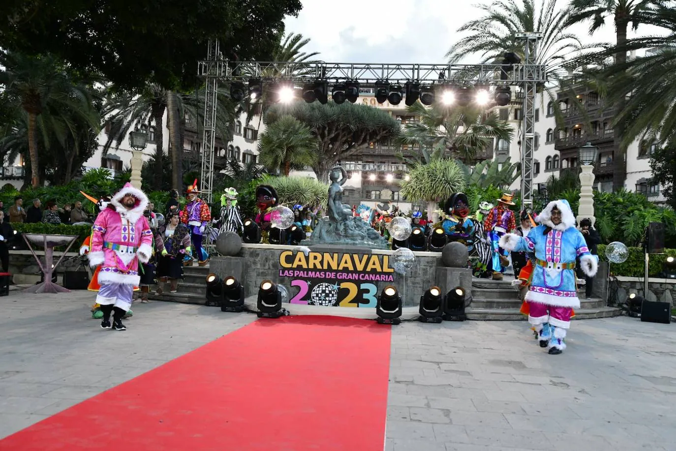 Fotos: Presentación de participantes del Carnaval de Las Palmas de Gran Canaria