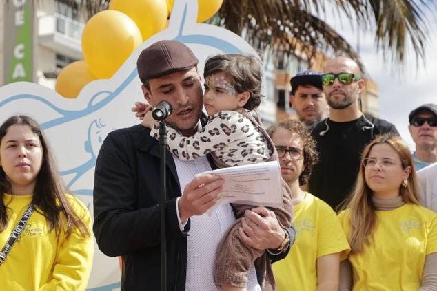 Acto celebrado este sábado en Las Canteras. 