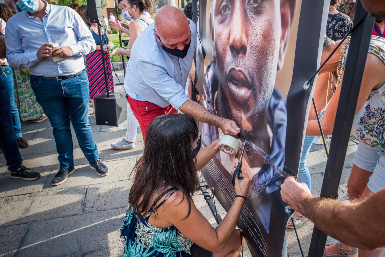 Exposición 'Las Raíces' en Puerto de la Cruz en 2021. 