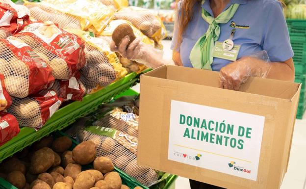 Alimentos conVida, el programa de Hiperdino y la Fundación Dinosol contra el desperdicio alimentario. 