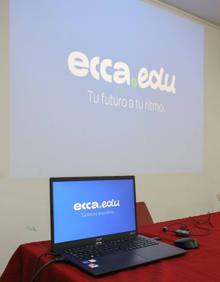 Imagen secundaria 2 - Imágenes de la presentación oficial de la nueva marca ecca.edu. 
