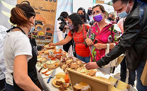 Imagen de archivo de la Feria Europea del Queso 2022 en Teror. 